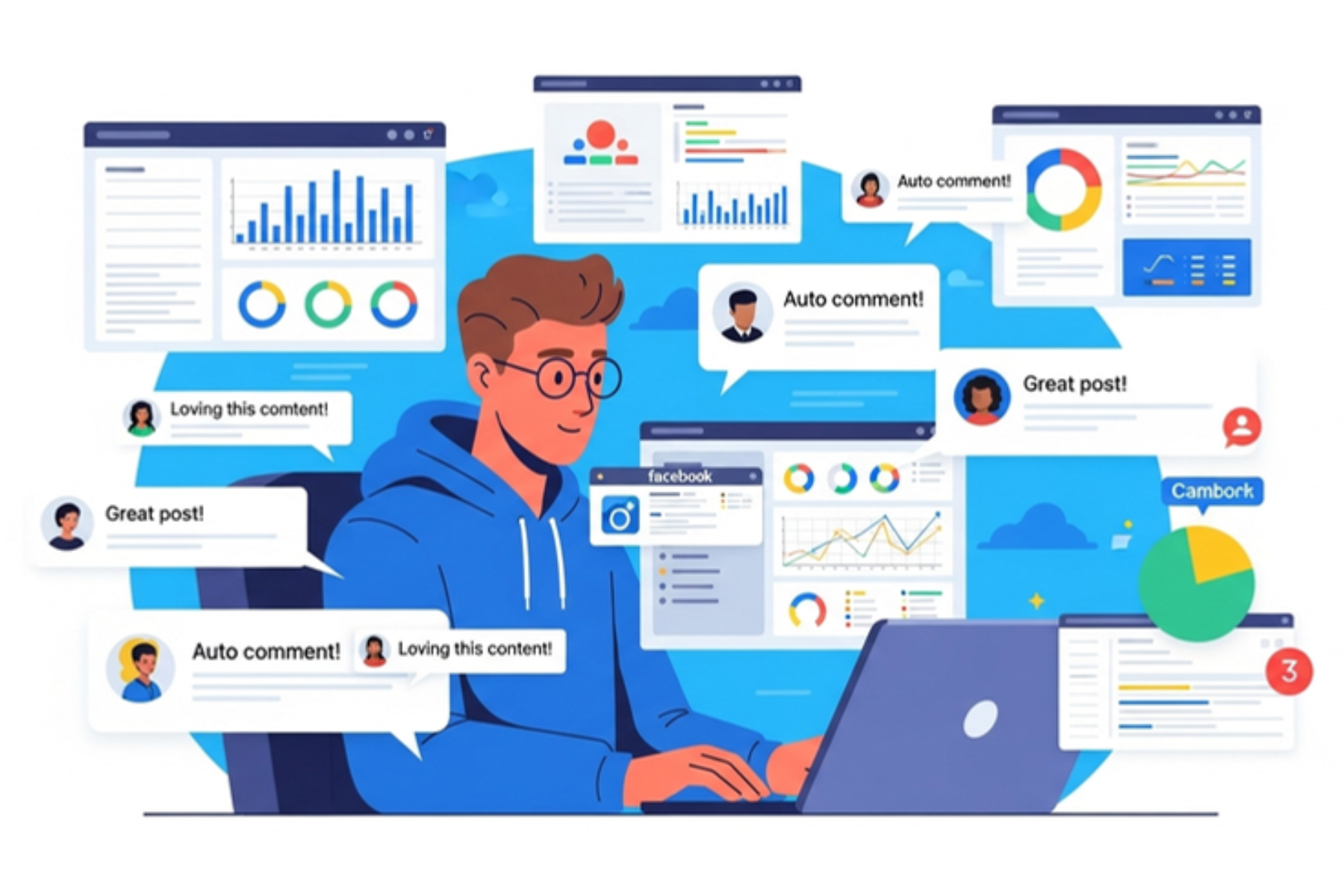 Auto Comment Facebook Group Post