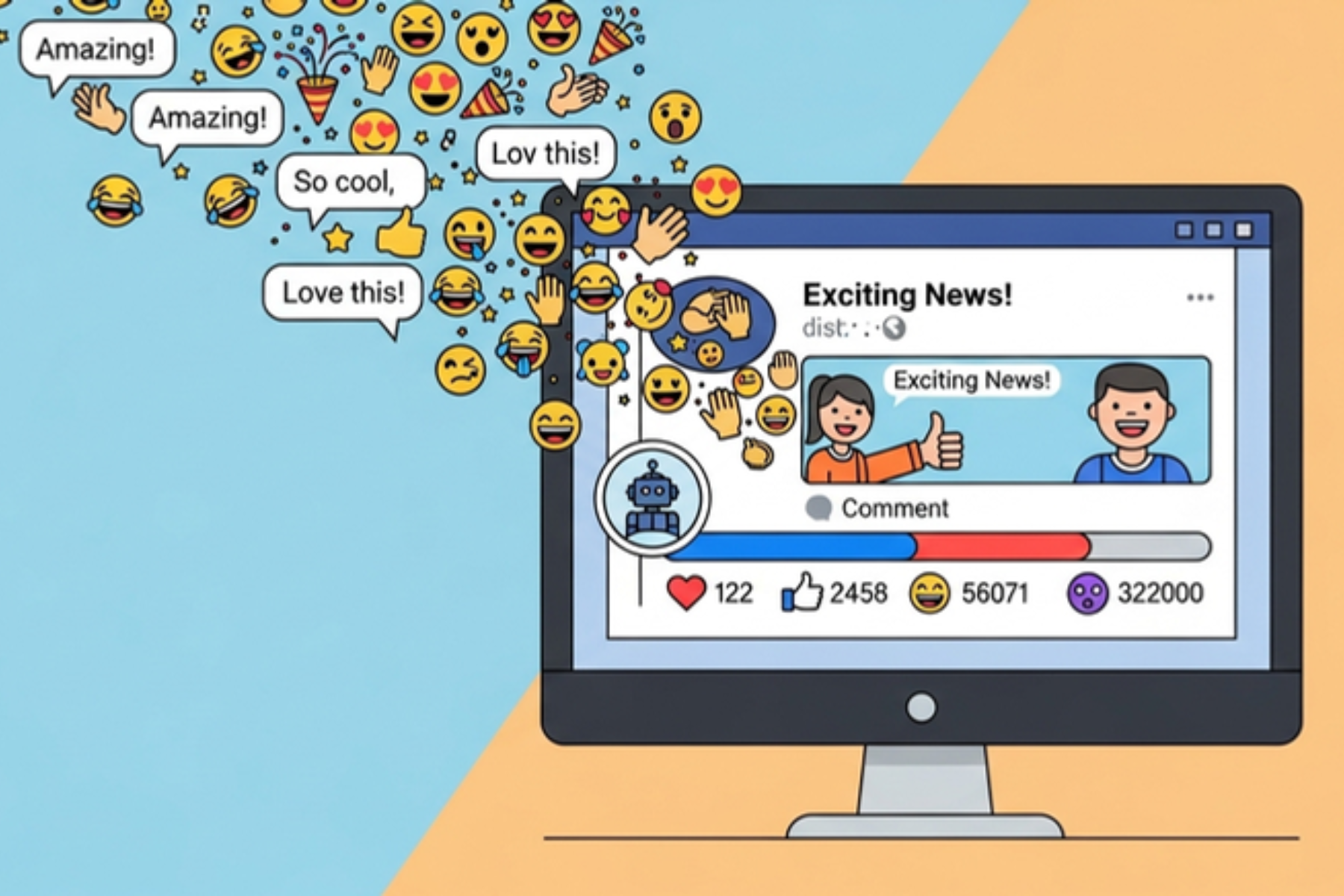 auto comment fanpage